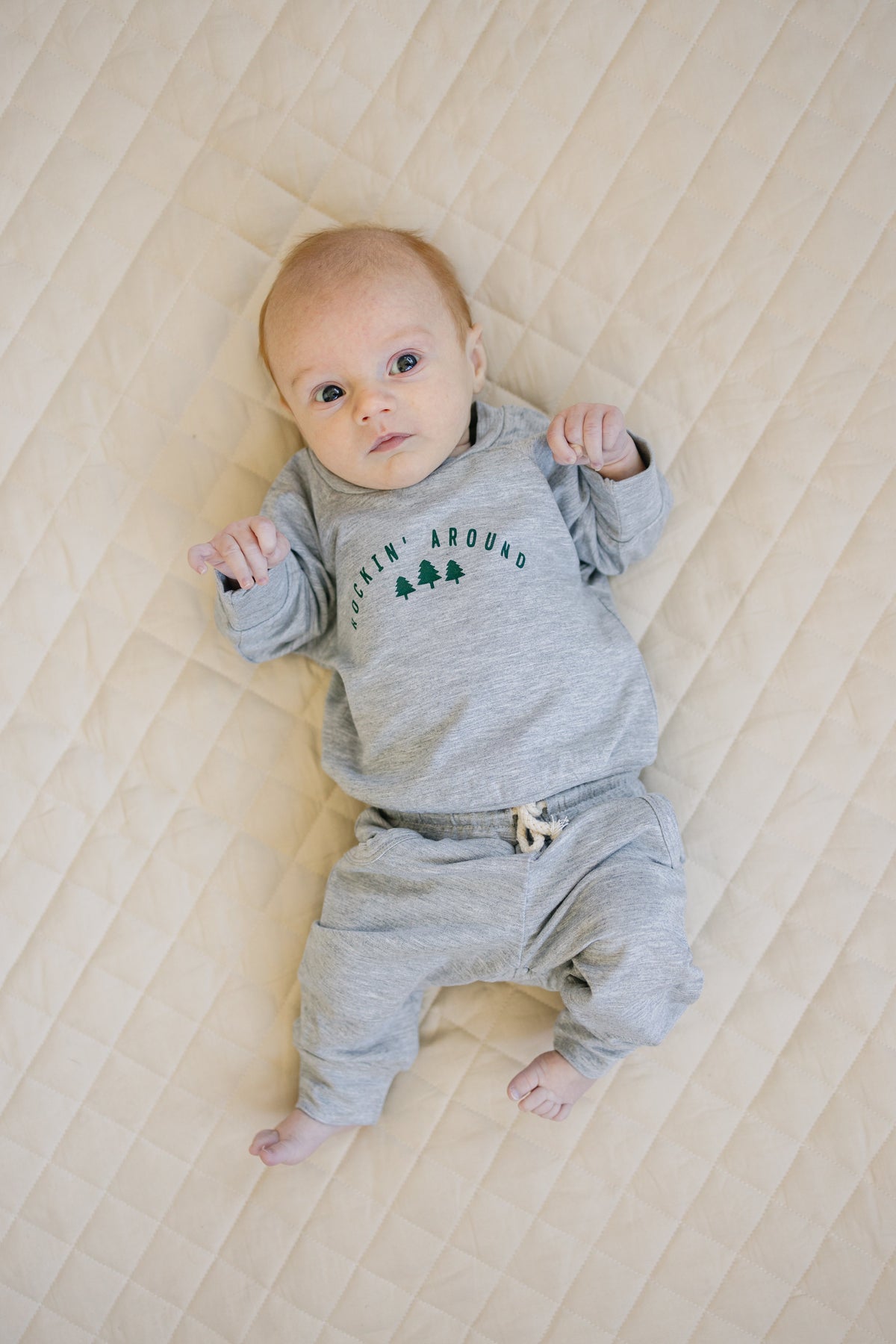 Rockin’ Around Bamboo Christmas Crewneck & Jogger Set