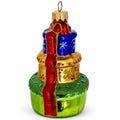 Tiered Holiday Gift Packages Glass Christmas Ornament Glass Christmas Ornament