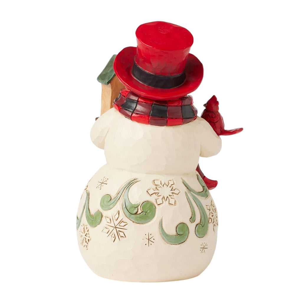 Highland Glen Snowman with Cardinals