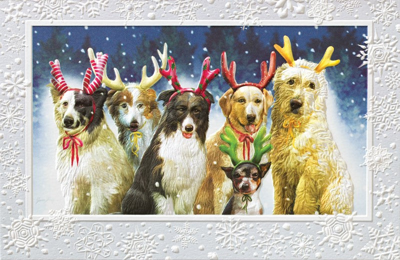 Reindeer Games Boxed Christmas Cards