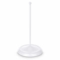 Upright White Metal Christmas Tree Topper Finial Stand Display Stand 7.2 Inches