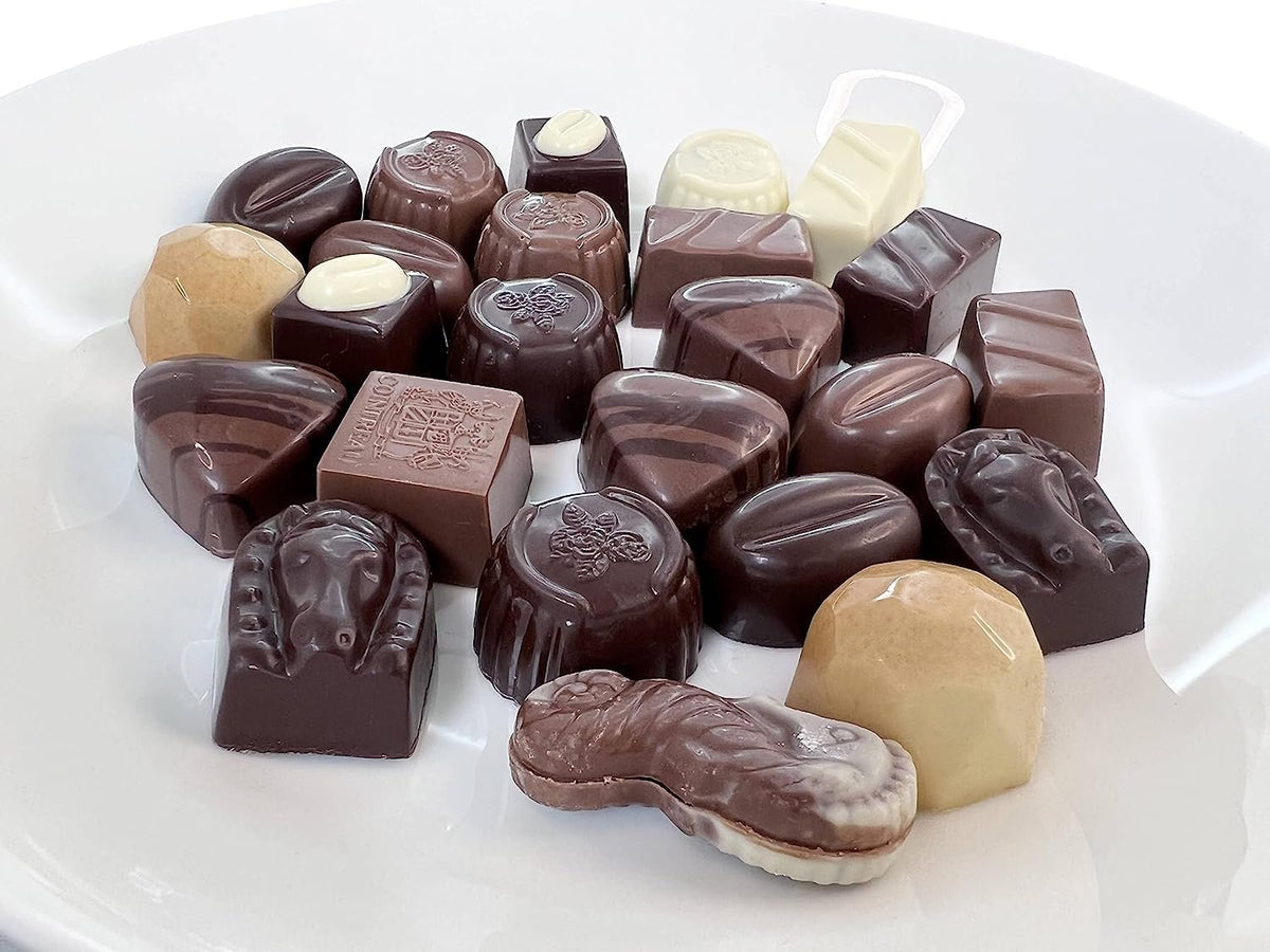 Sugar-Free Belgian Chocolate Truffles Gift Box, 48 Pieces