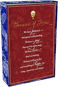Because of Jesus - 18 Christmas Boxed Cards and Envelopes