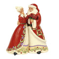 Santa and Mrs Claus Dancing Figurine