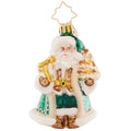 Christopher Radko Little Gem Glass Ornament - Emerald City Santa