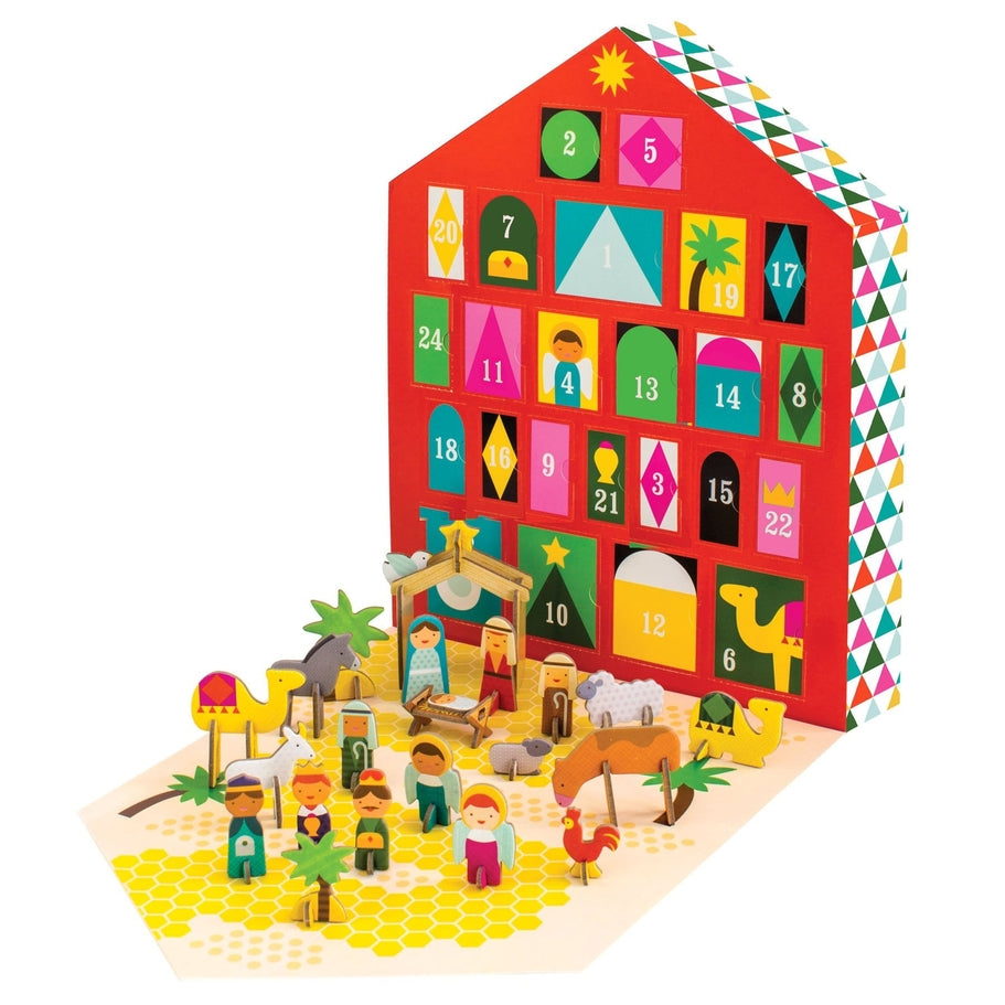 Petit Collage Nativity Advent Calendar