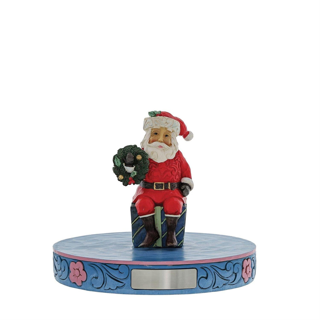 Santa Sitting on Gifts