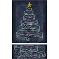 Chalk Talk Merry Christmas Banner Sticker