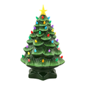 Ceramic Christmas Tree - Green - 14 inch