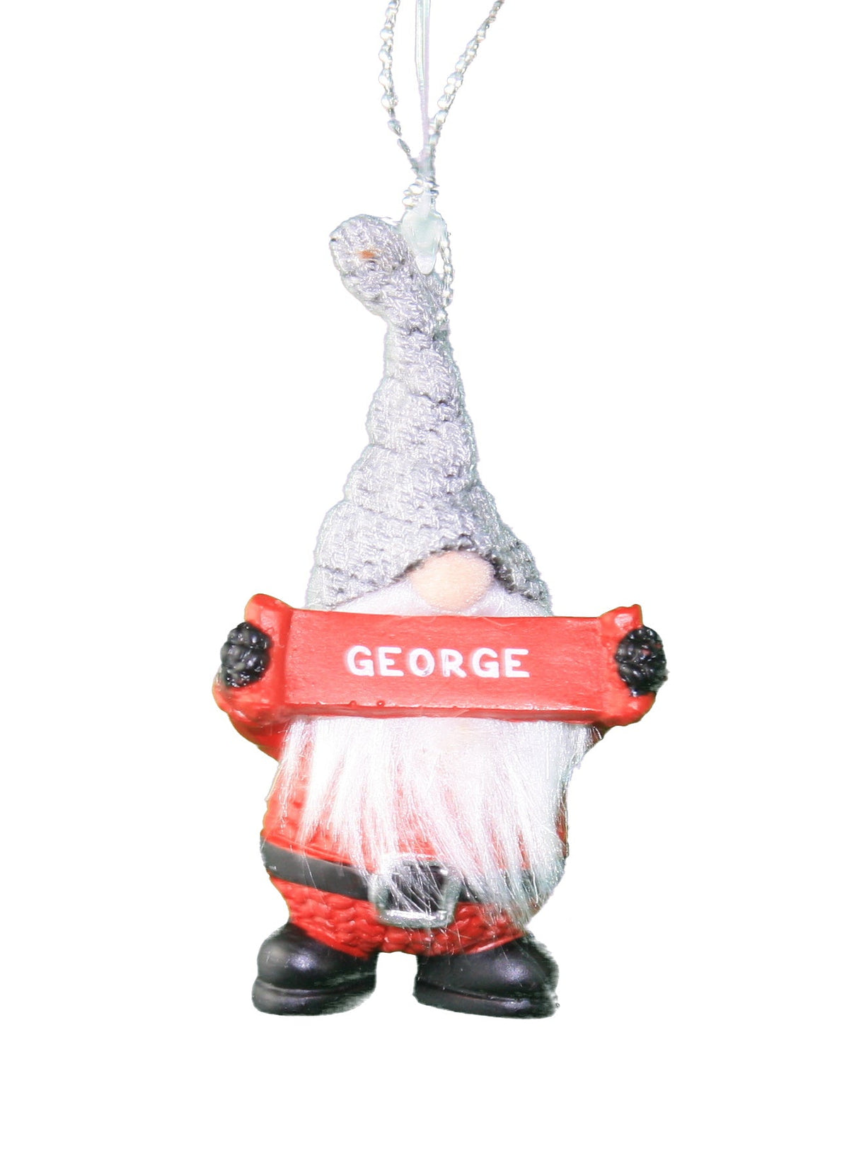 Personalized Gnome Ornament (Letters A-I) - George