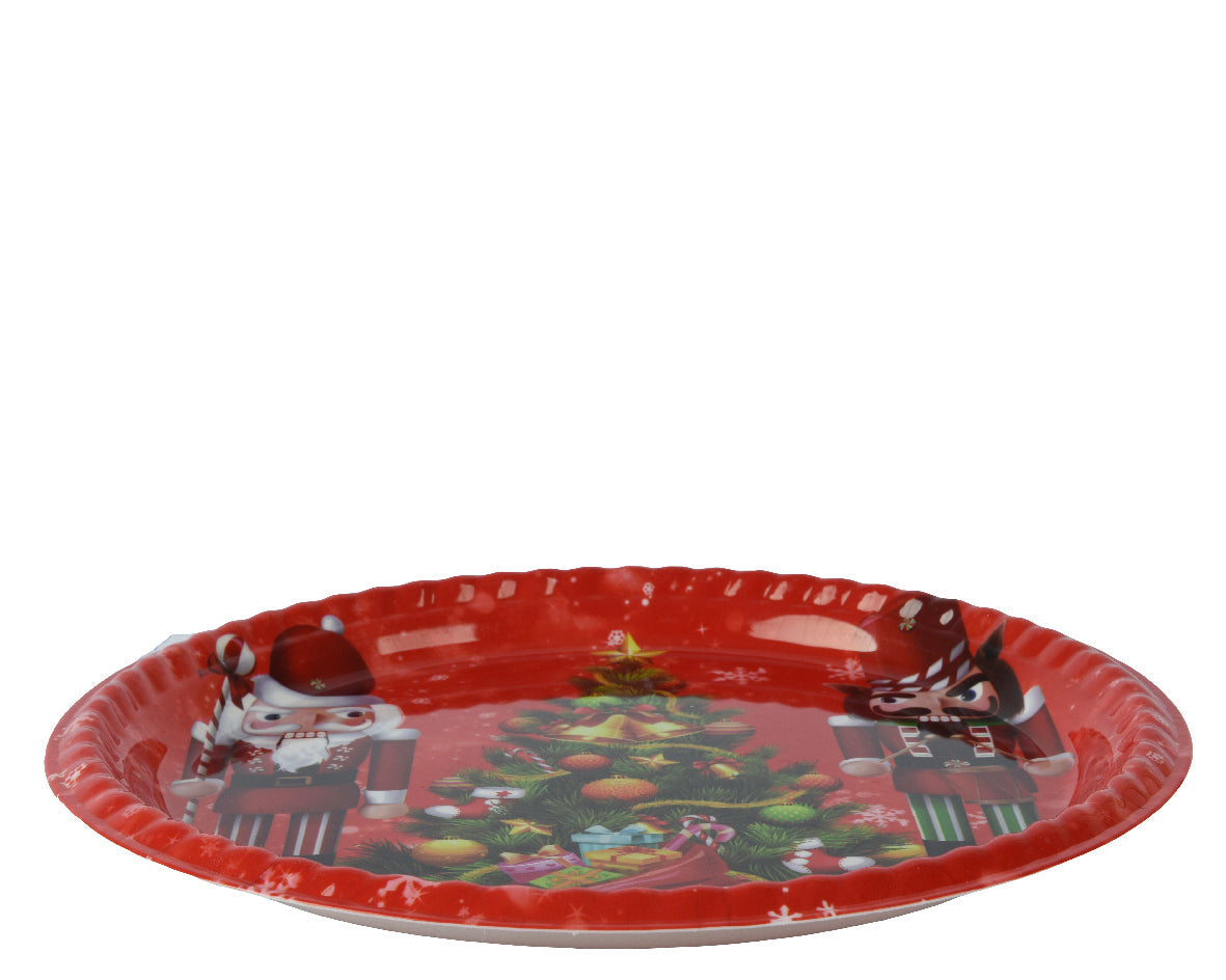 Nutcracker Christmas Decorative Plate - 11 Inches