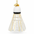 Badminton Shuttlecock Birdie Glass Christmas Ornament
