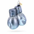 Boxing Gloves Glass Christmas Ornament