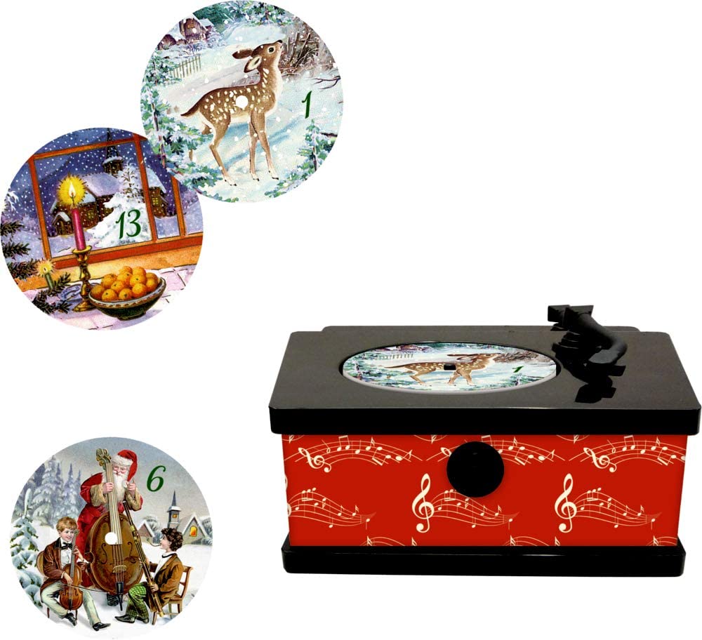 Vintage Gramophone Musical Advent Calendar
