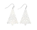 Silver Christmas Trees - Earrings