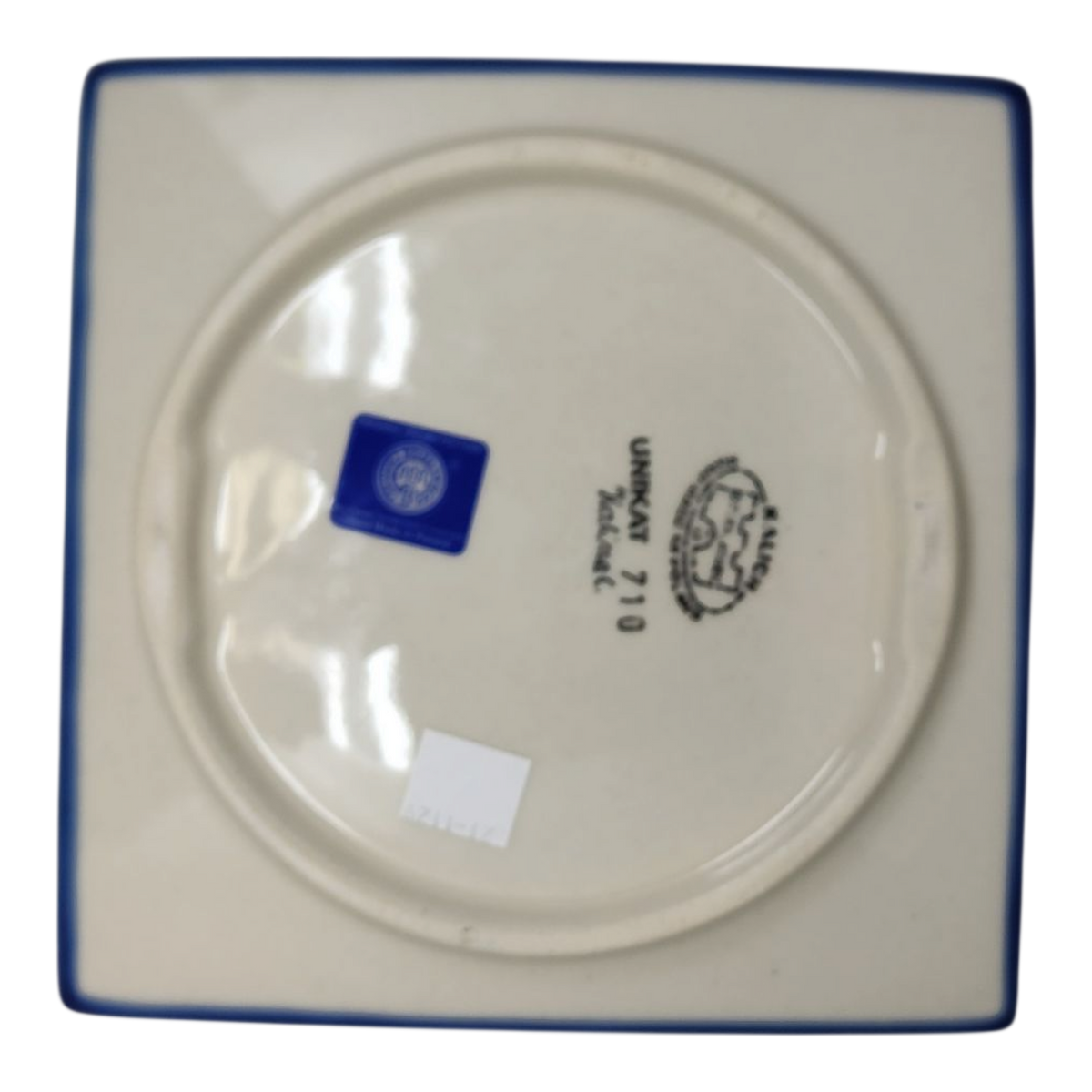 Polish Pottery Toffi Plate - Holiday Harmony Pattern