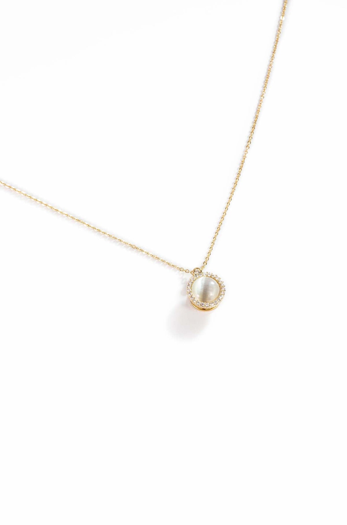 Spinning Gold Opal Necklace
