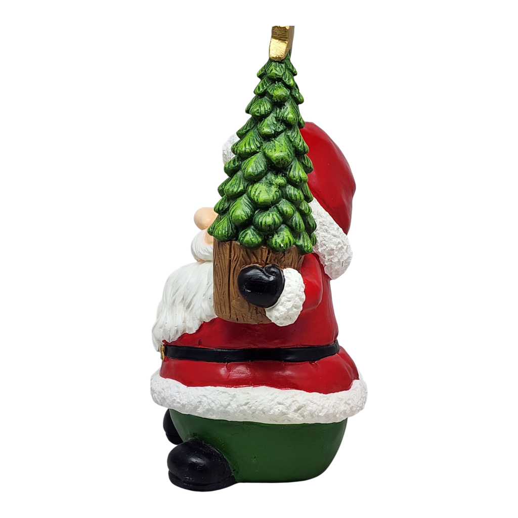 Jolly Santa with Moving Eyes and Christmas Tree