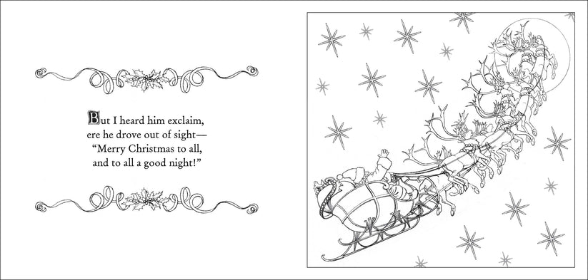 The Night Before Christmas Coloring Book: The Classic Edition