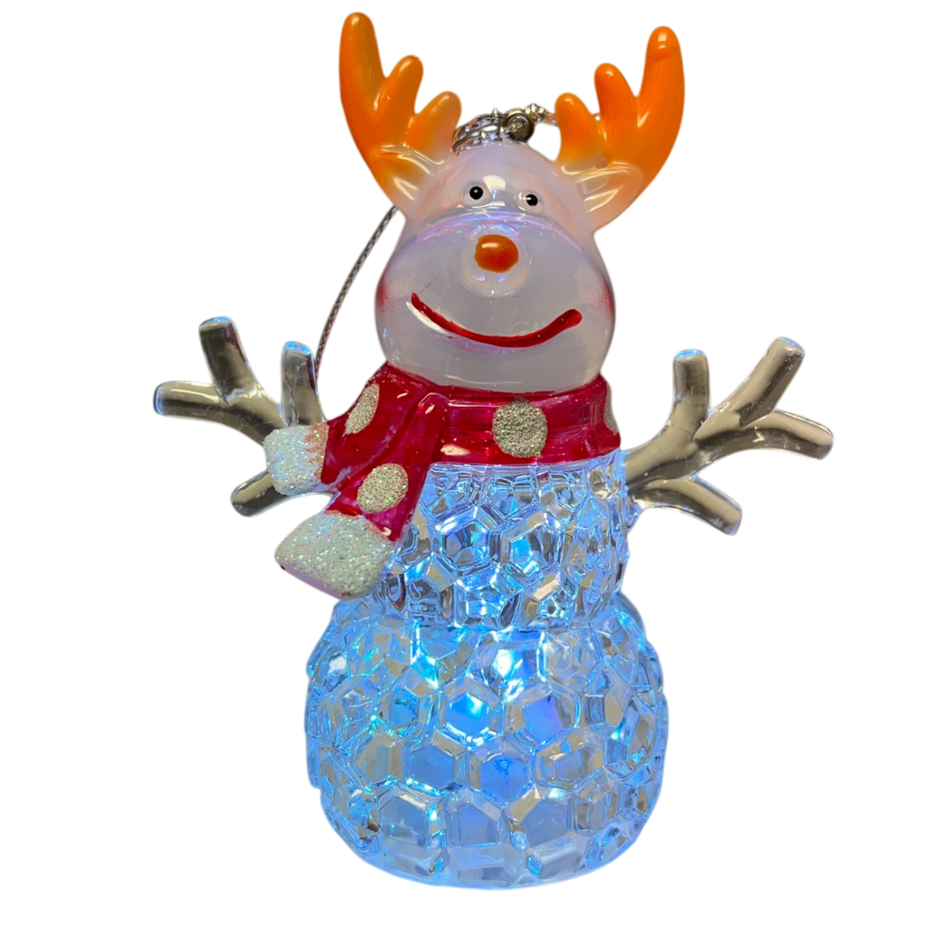 3.75"LED Reindeer Ornament
