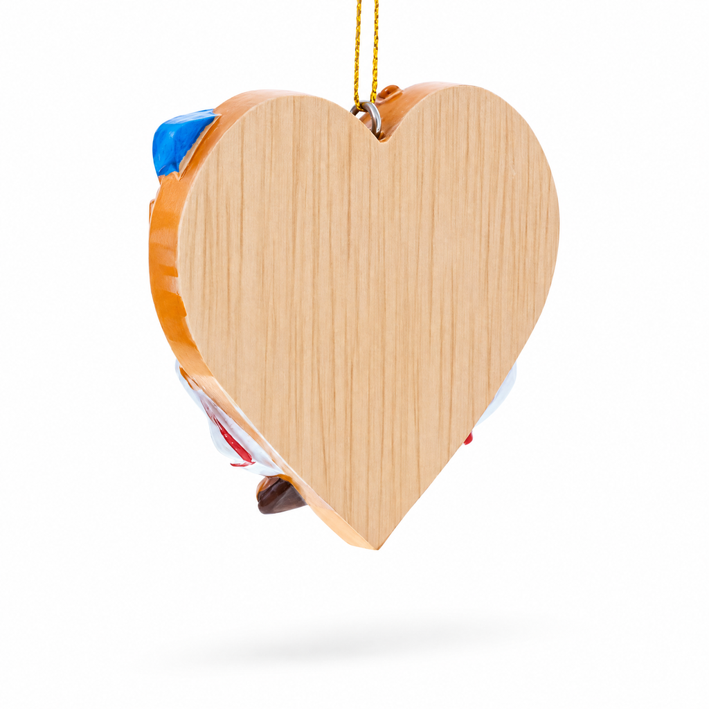 Bowler Sign Bowling Bag Pins Heart Resin Christmas Ornament