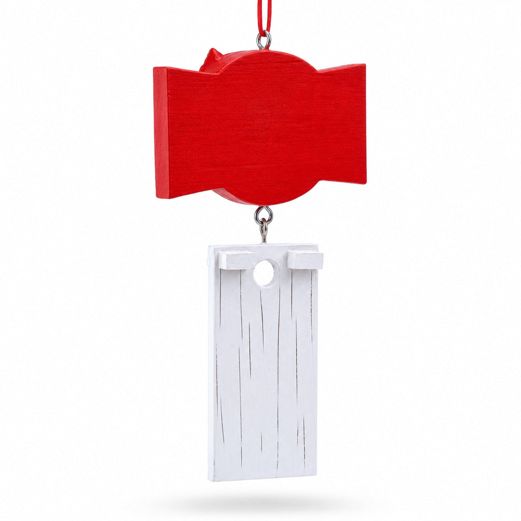 Official Cornhole Champion Boss Of The Toss Resin Christmas Ornament