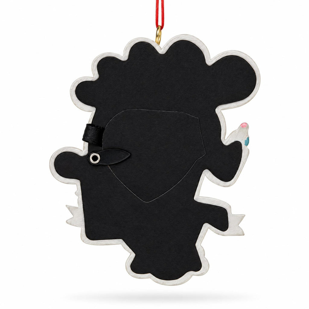 Our Little Miracle Baby Footprint Picture Frame Resin Christmas Ornament