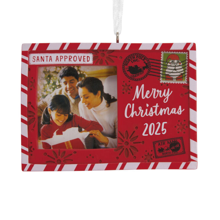 Holiday Postcard 2025 Photo Frame Hallmark Ornament