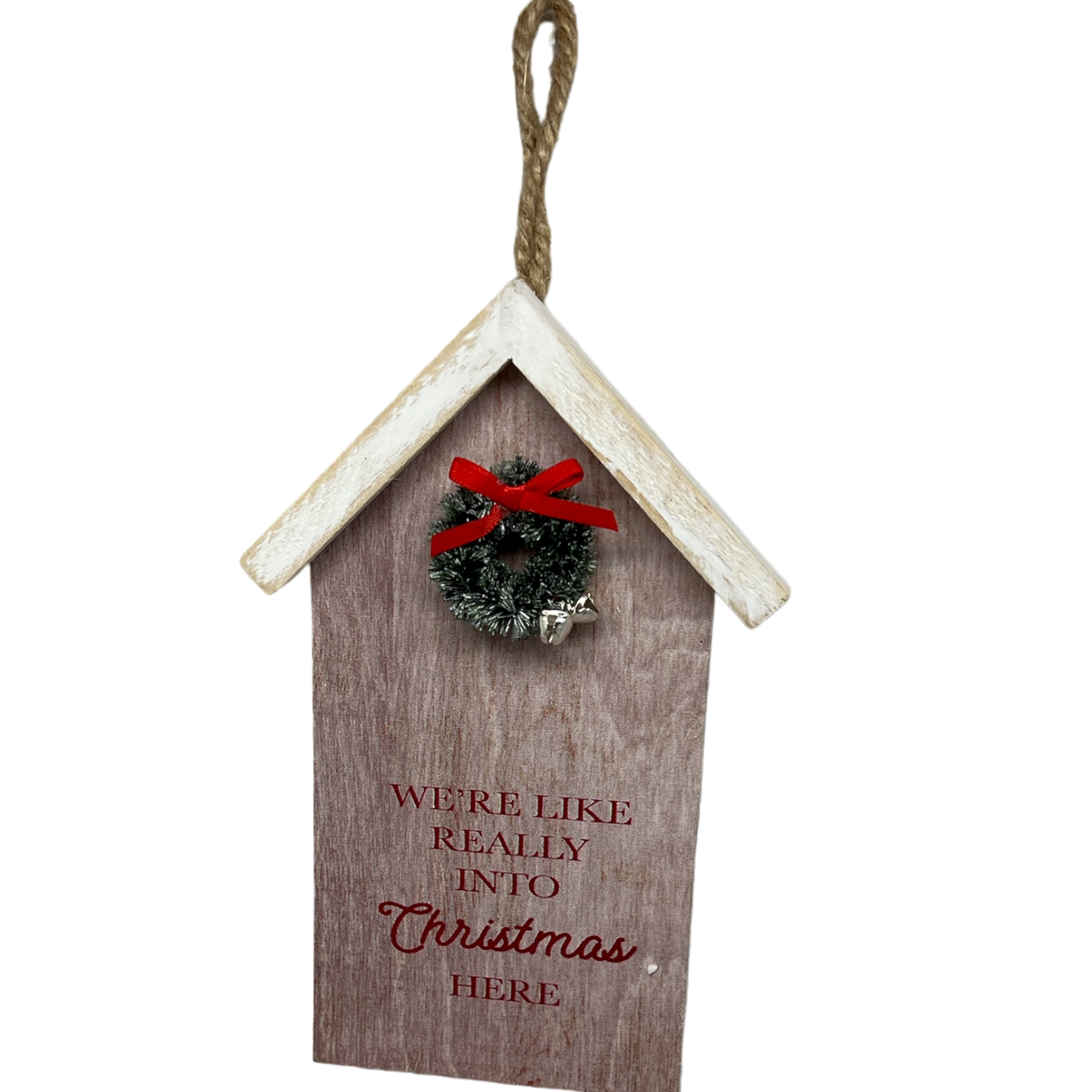 Really Into Christmas Wooden Ornament