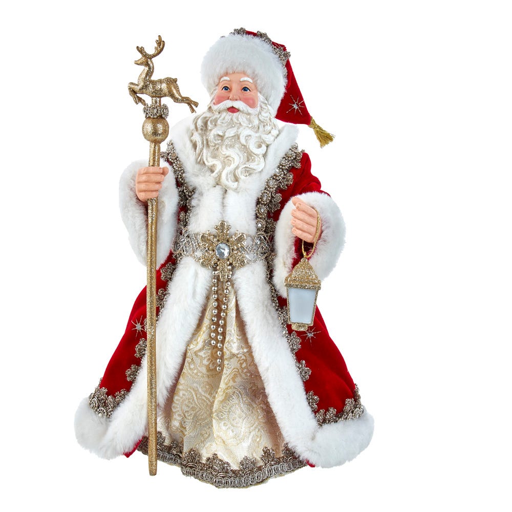 Fabriche Regal Red Santa Table Piece