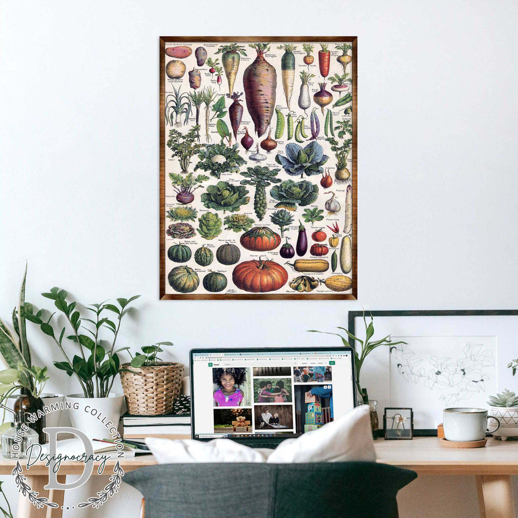Root Vegetables Wall Decor - Kids room - ABC 123 Kids - Homeschool I Educational Poster - Art for kids - Vegetables - Classroom Decor 310226