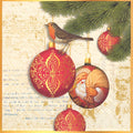Ideal Home Range Christmas Baubles - Lunch Napkin