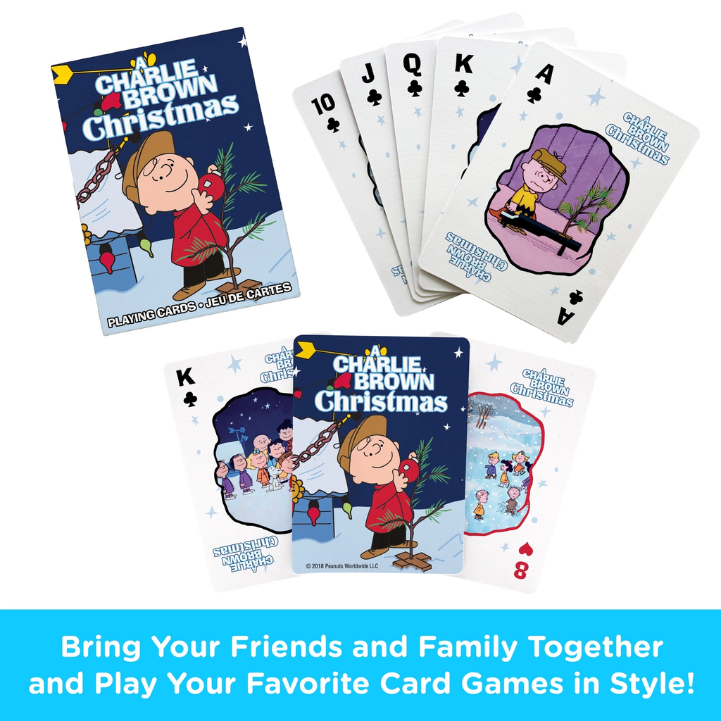 Peanuts Charlie Brown Christmas Playing Cards