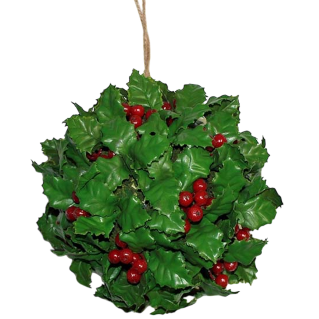 Holly Berry Kissing Ball