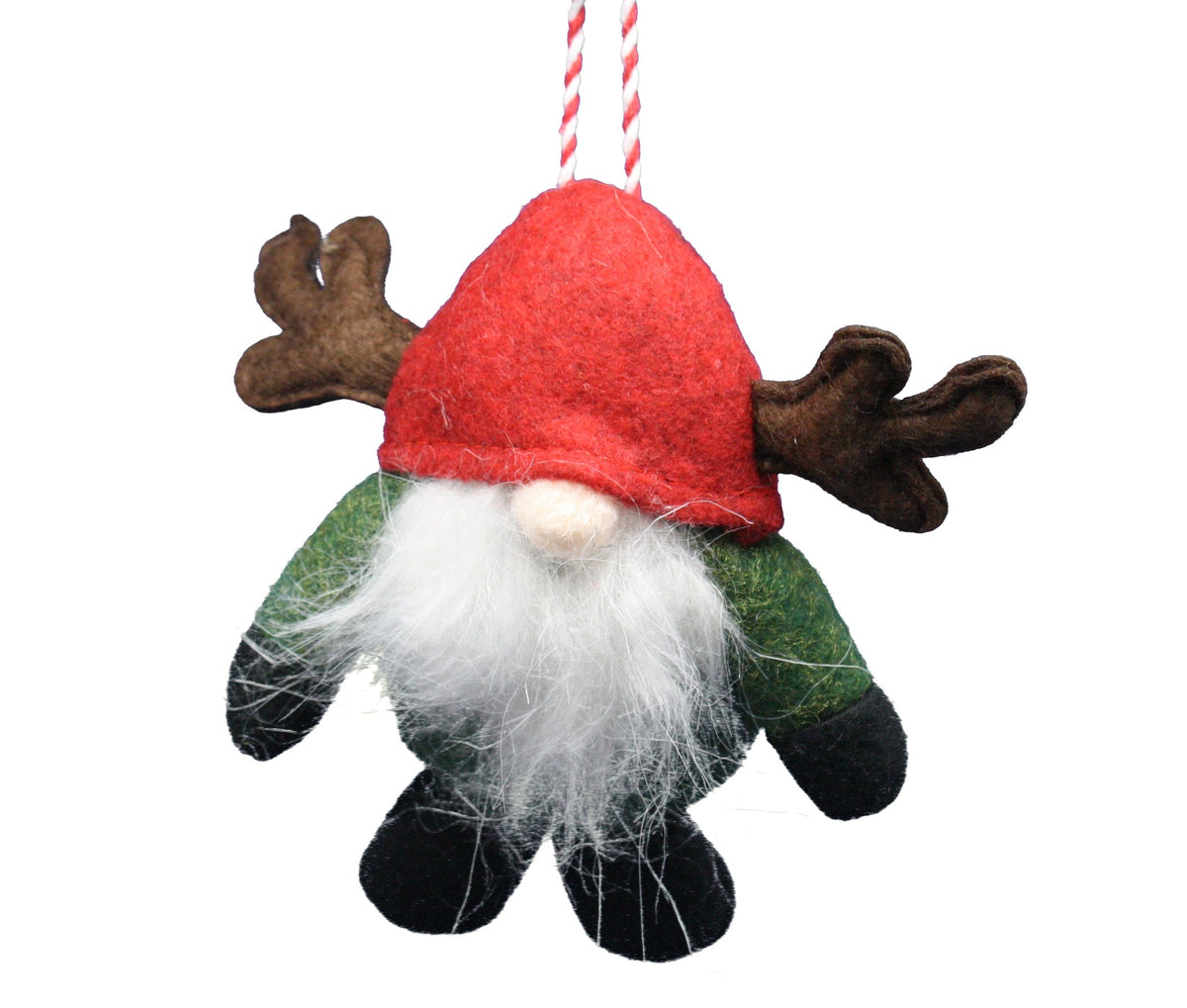 Fabric Gnome Ornament -