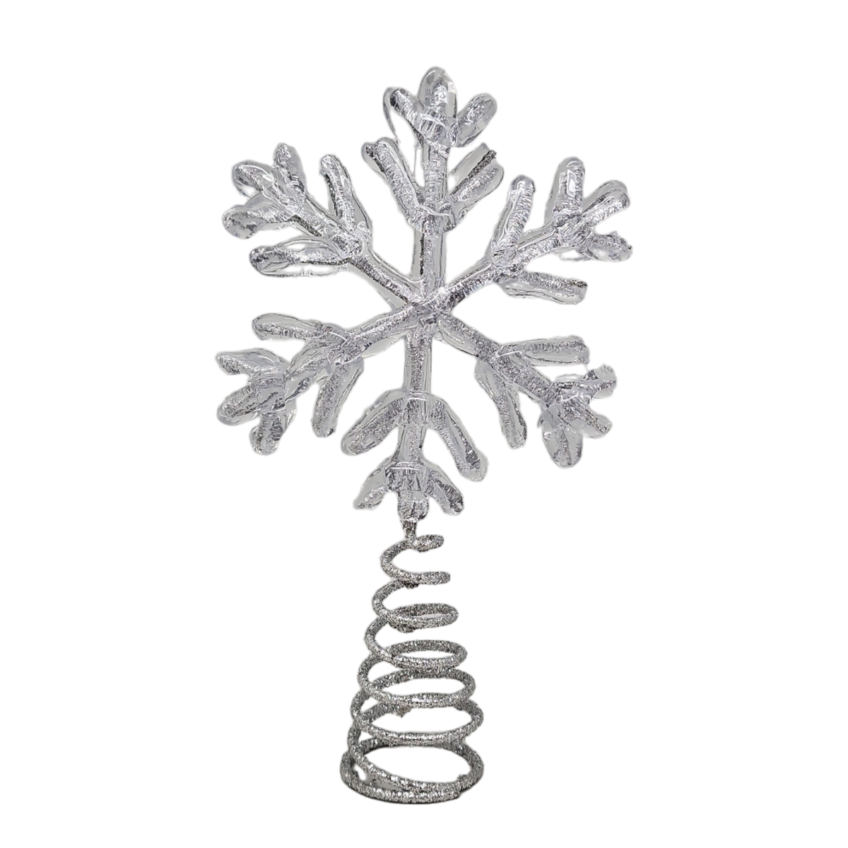 Miniature Snowflake Tree Toppers - Silver