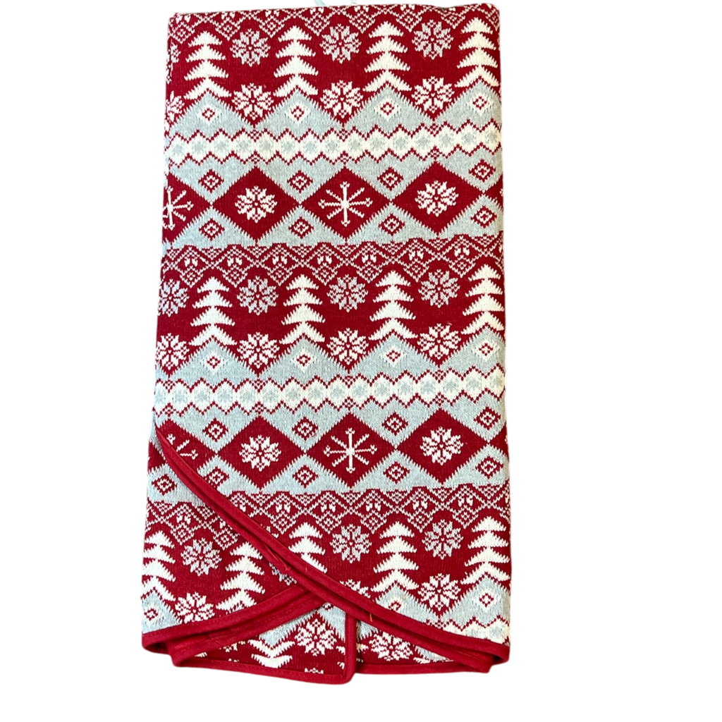 Christmas Sweater Pattern Tree Skirt
