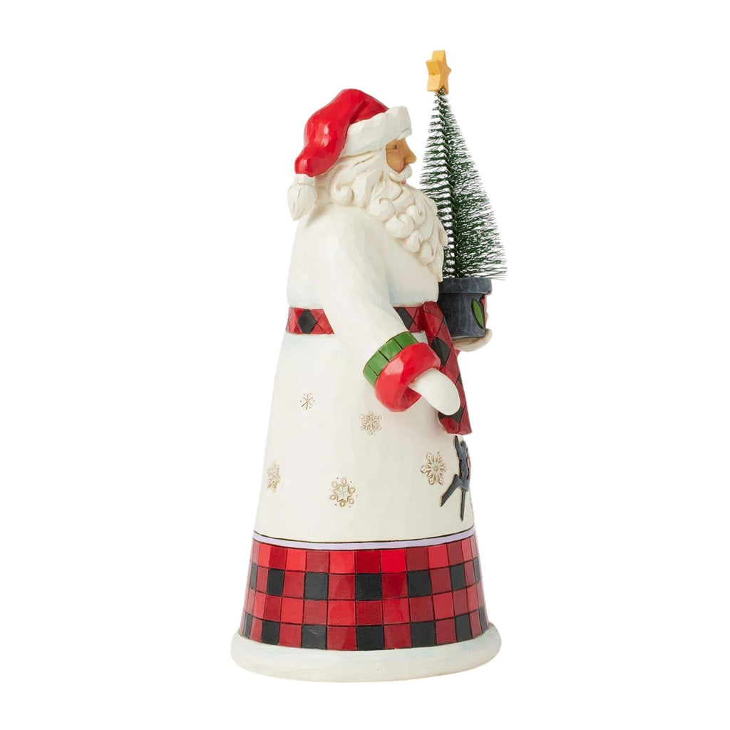 Highland Glen Santa with Potted Sisal Tree