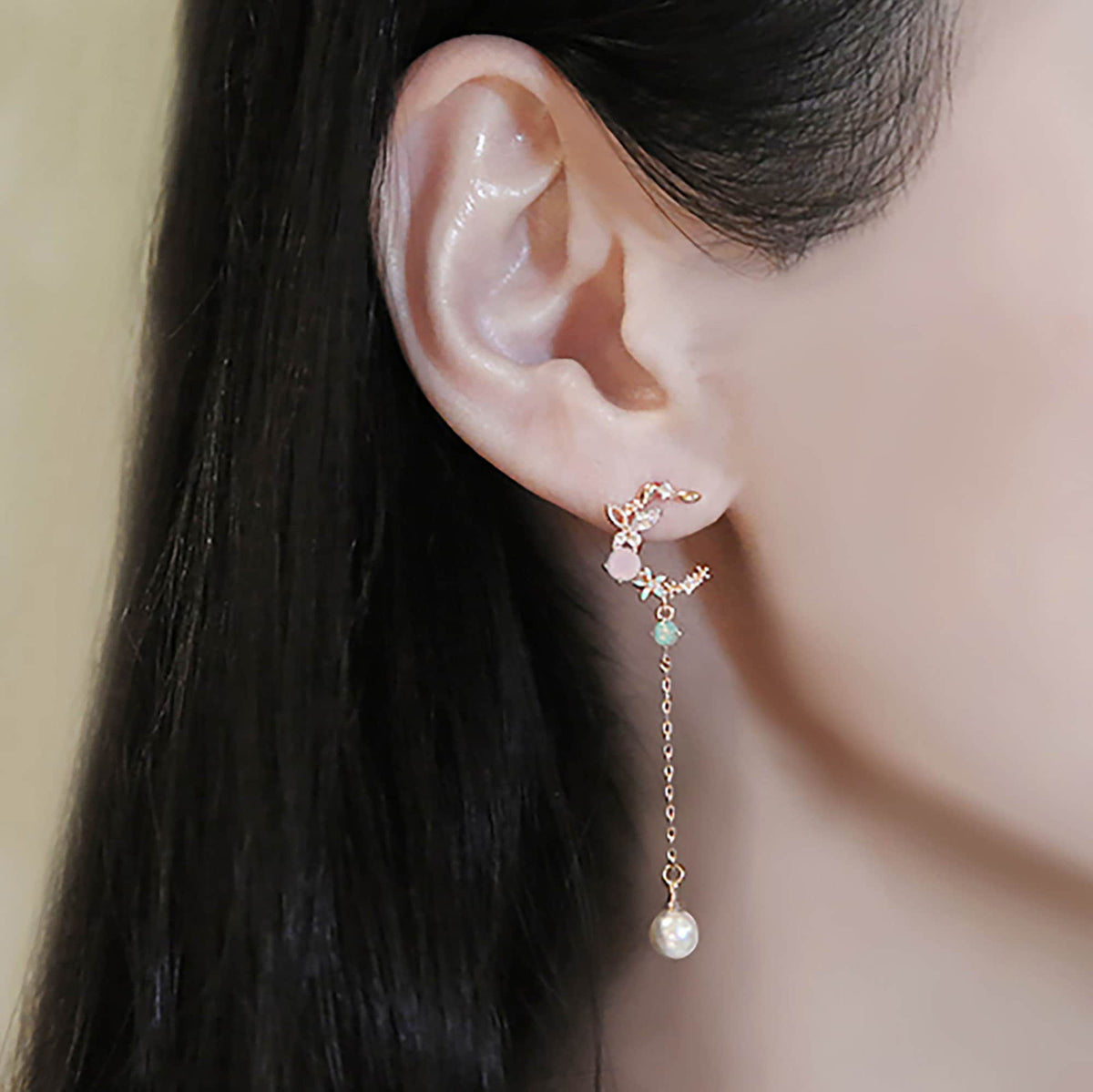 Butterfly Tassel Earrings