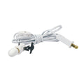Village Single Switched Light Cord - White