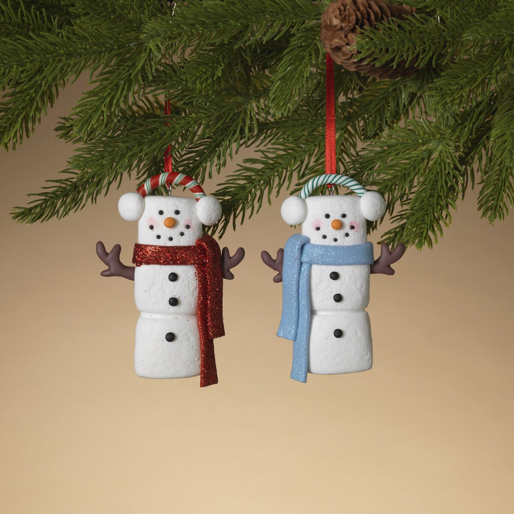 Toasty Warm Snowman Ornament -