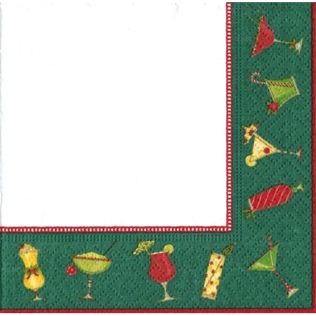 Christmas Cocktails Paper Goods - Cocktail Napkin