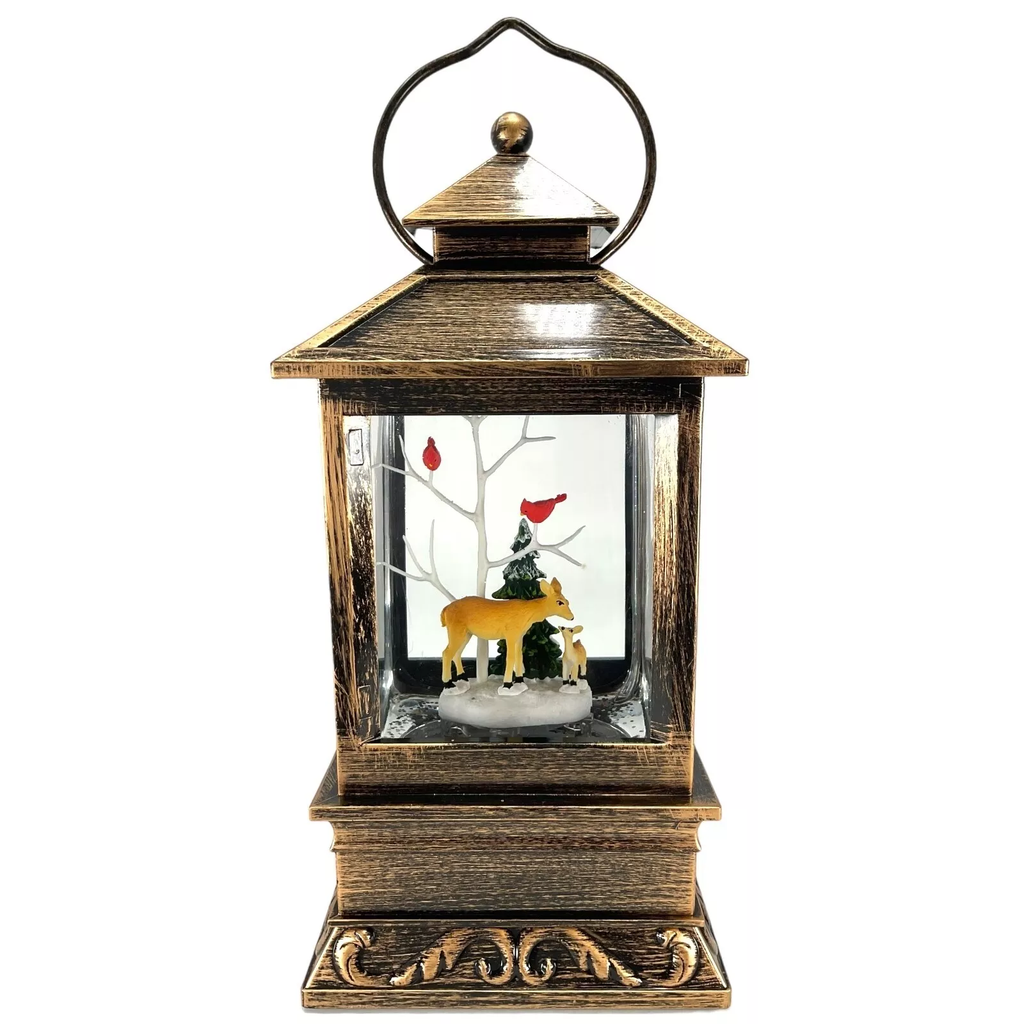 Holiday Lantern Snowglobe -