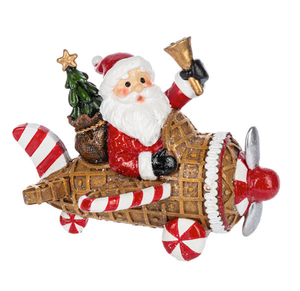 Waffle Cone Santa Plane