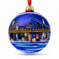 San Francisco Golden Gate Bridge Glass Christmas Ornament 4 Inches