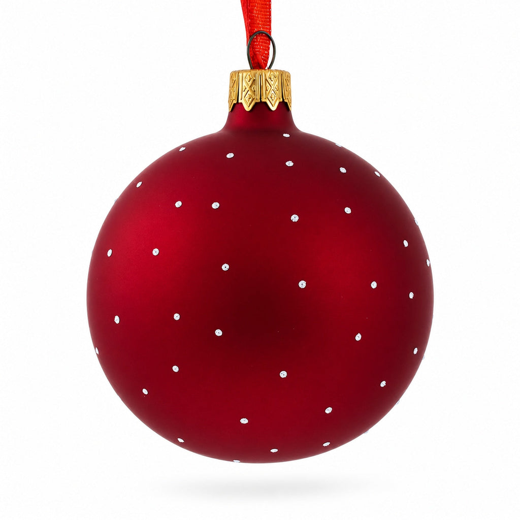 Doctor with Stethoscope Glass Ball Christmas Ornament 3.25 Inches