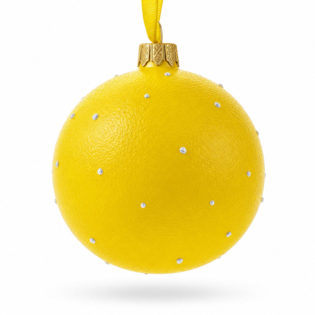 Rolling Eyes Facial Expressions Glass Ball Christmas Ornament 3.25 Inches