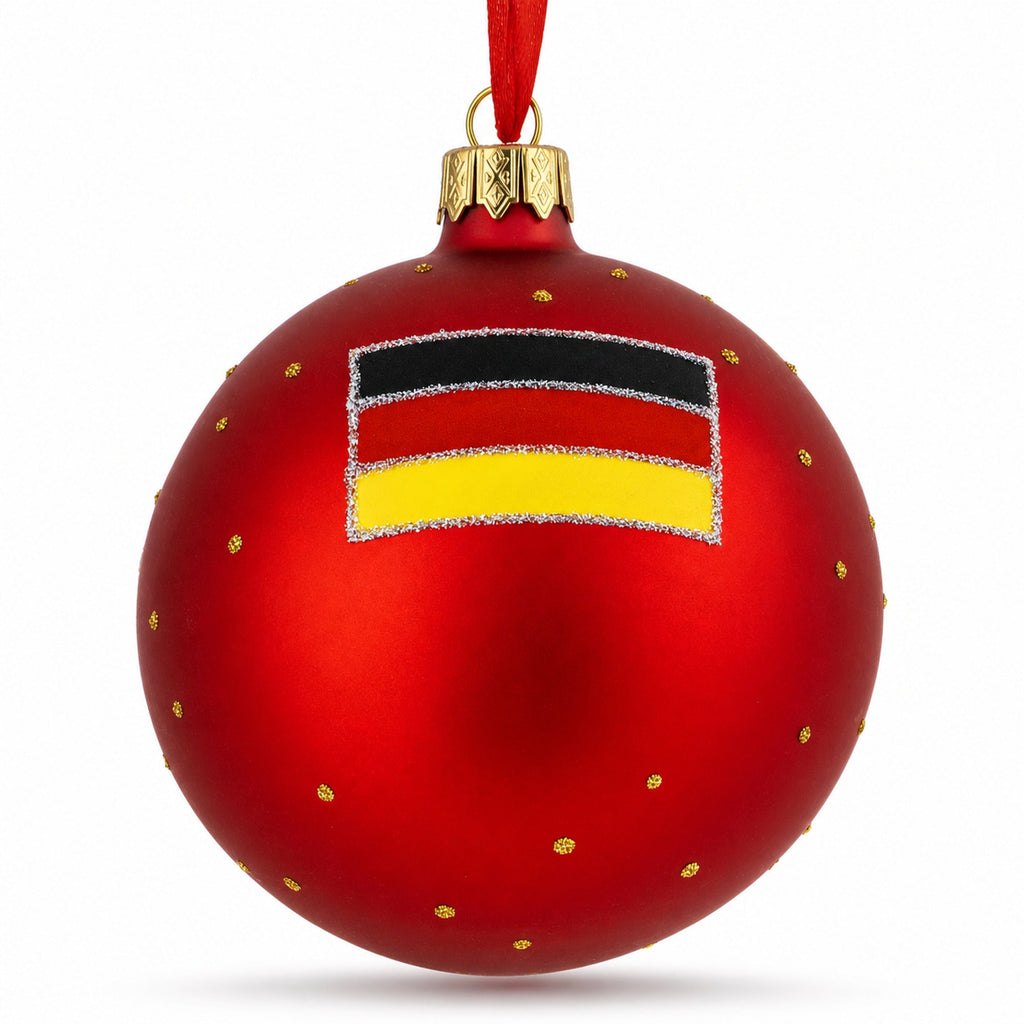 Neuschwanstein Castle, Fussen, Germany Glass Ball Christmas Ornament 4 Inches