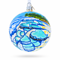 Pamukkale Thermal Pools, Turkey Glass Ball Christmas Ornament