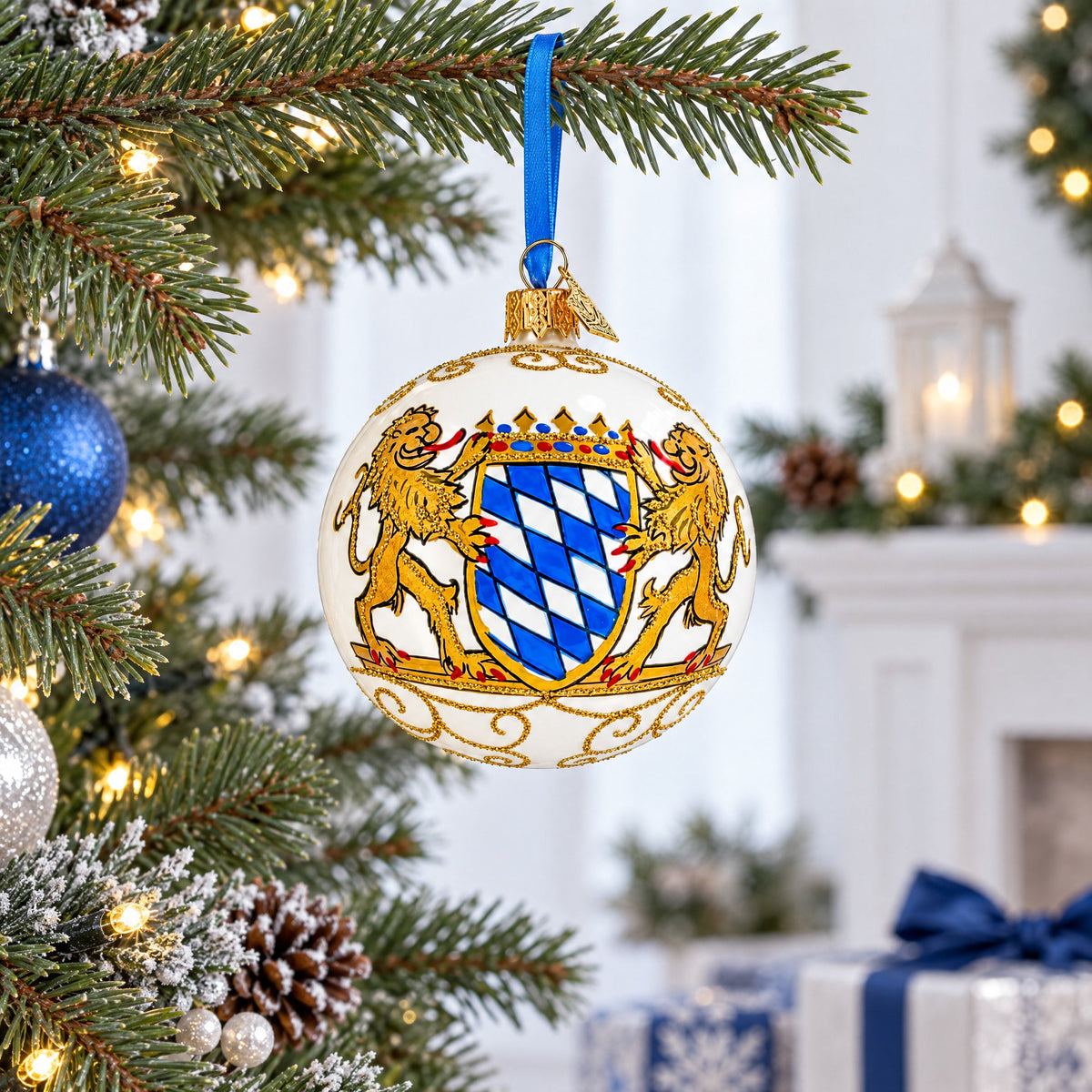 Bavaria, Germany Glass Ball Christmas Ornament